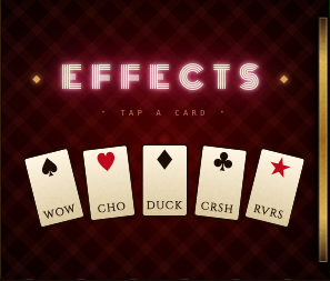 Effects — insert-FX cards, from the plugin